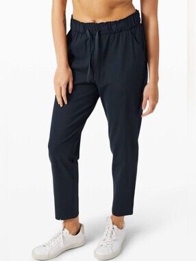 Lululemon Keep Moving Jogger Pants Navy Blue Size 8